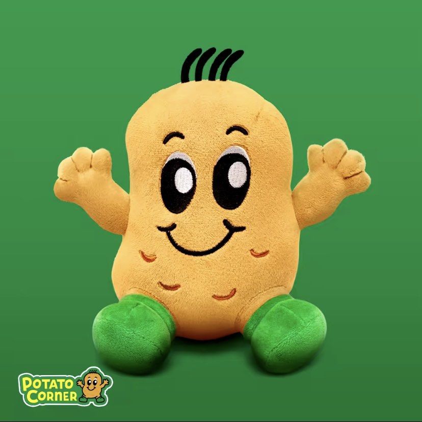Potato Corner Poco Plushie (Category: Plushies & Soft Toys) located in Quezon City. Submitted by jollibeexmcdo (Listing ID 1340096321, Image 1). Description: • The Potato Corner Poco Plushie is a cute and cuddly stuffed toy that will bring joy to children of all ages. • With its small size and adorable design, it is perfect for little ones aged 7 months and above. • Made with high-quality materials, this plushie is soft and huggable, providing co