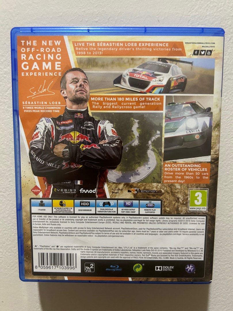 PS4 SL Rally Evo, Video Gaming, Video Games, PlayStation on Carousell