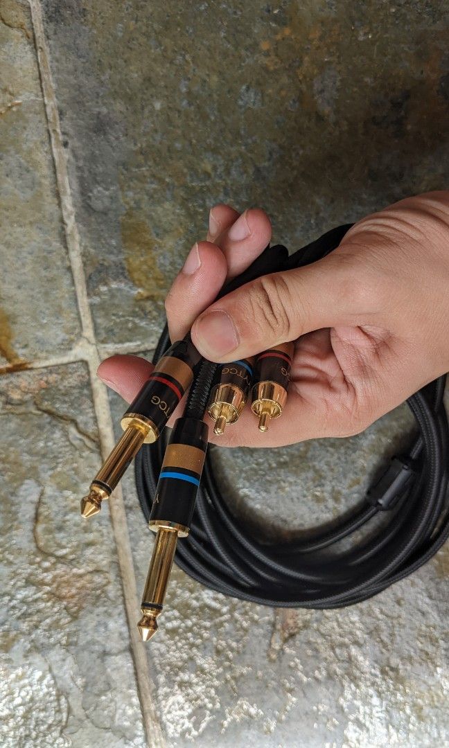 6.5mm to RCA cable455024277435207681