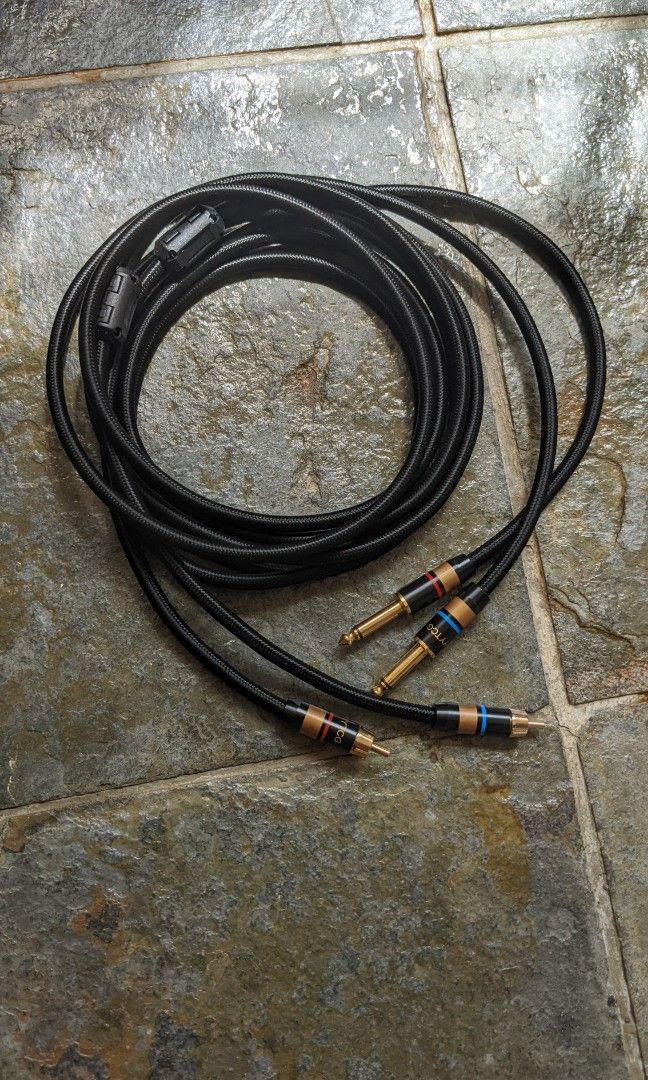 6.5mm to RCA cable