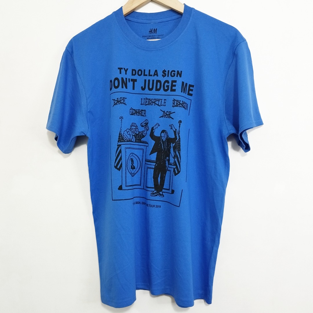 Rap Tee Ty Dolla $ign - Rapper T-shirt - Blue, Men's Fashion, Tops ...