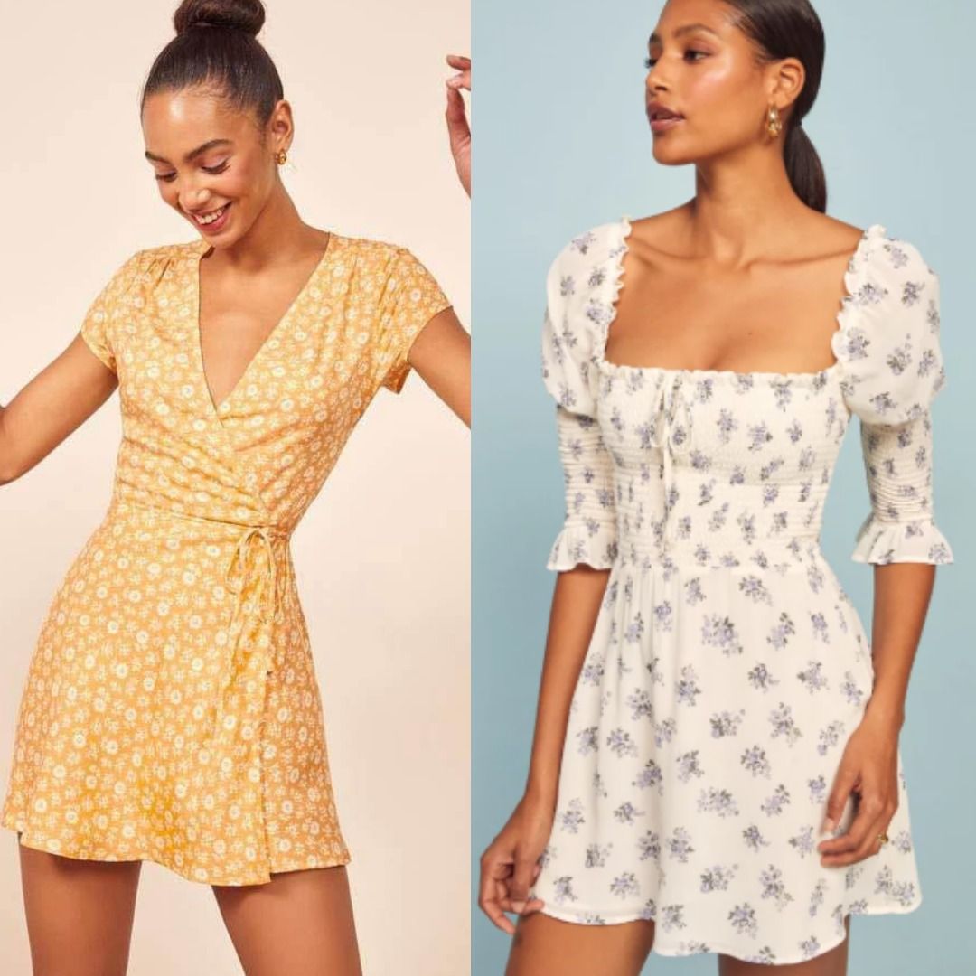 Reformation ports dress on sale