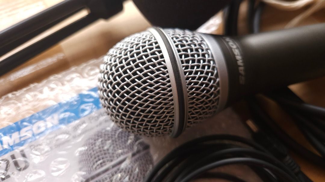SAMSON Q2U Handheld Dynamic USB Microphone with XLR and USB I/O, Audio ...