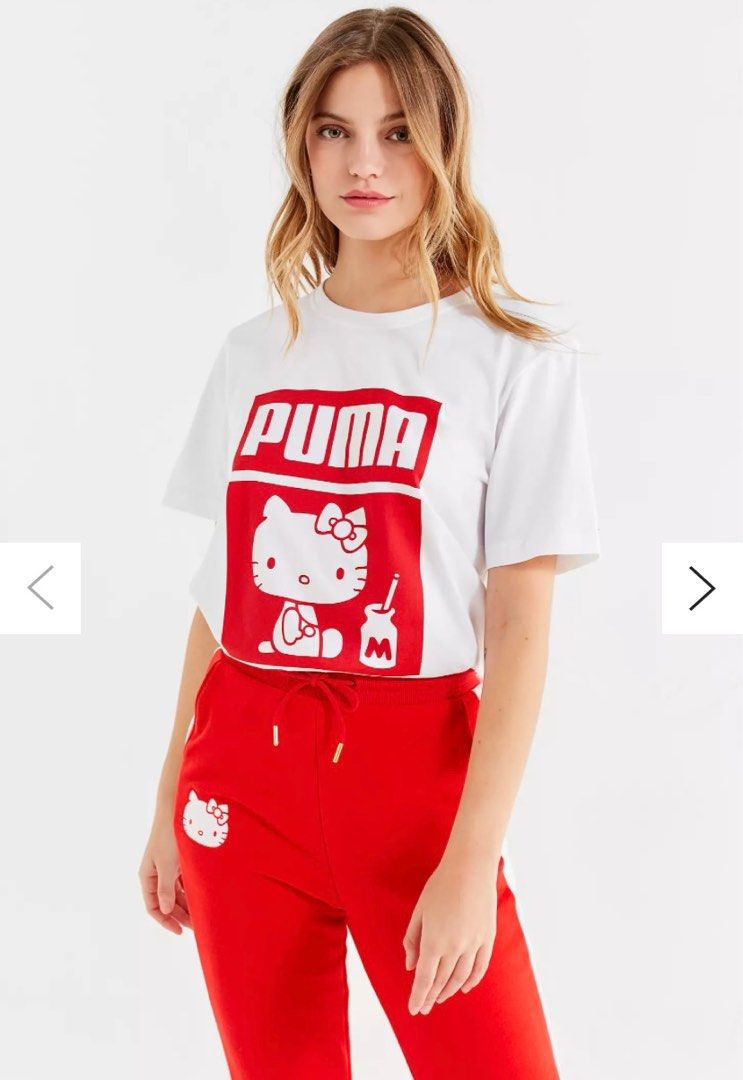 Sanrio Hello Kitty x Puma 50th shirt NWT Women s Fashion Tops Shirts on Carousell