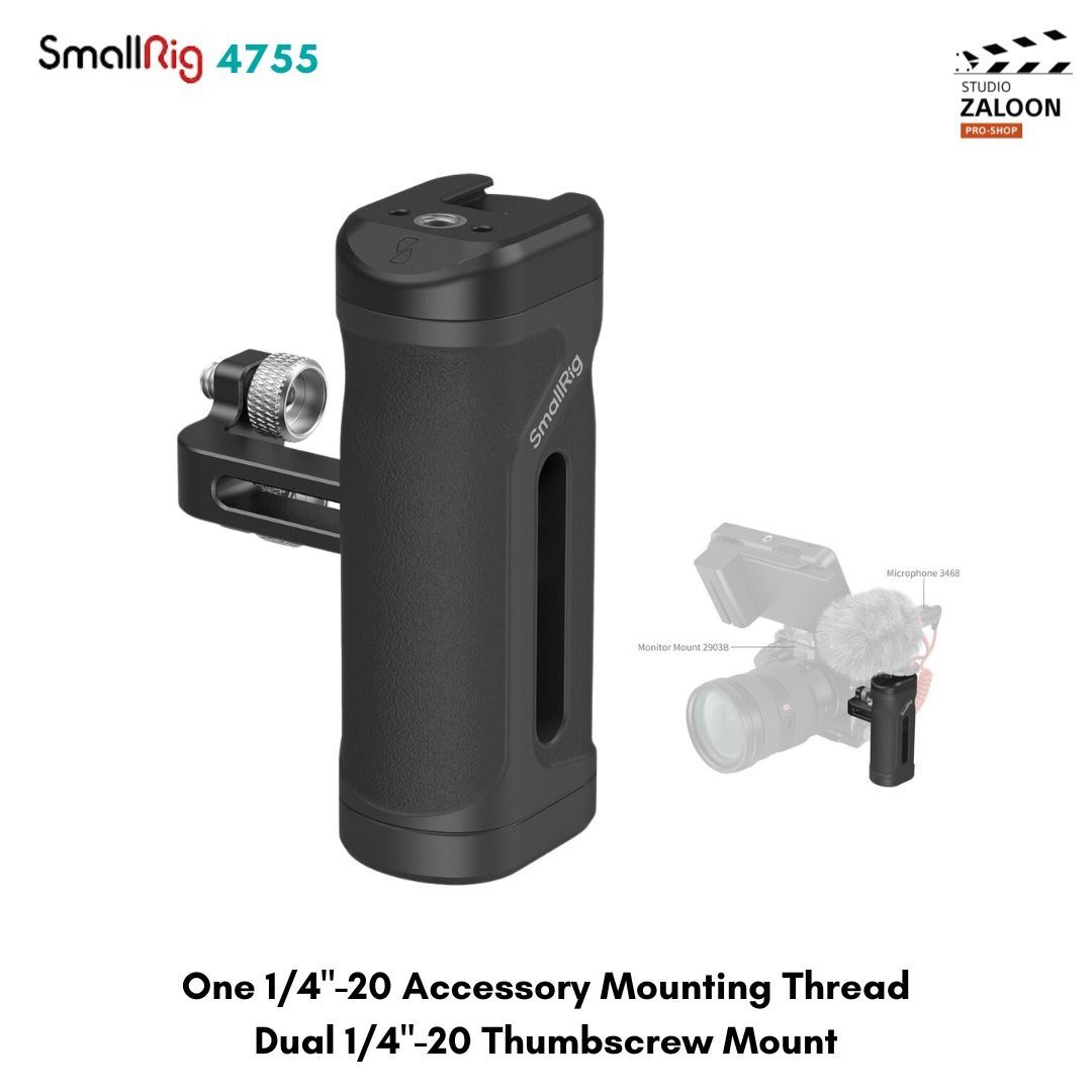 SmallRig 2916 Mini Side Handle Handgrip With Dual 1/4-20 Screws For Camera Rig