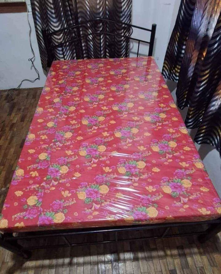Steel bed double size 48"75 with mega foam (Category: Bed Frames & Mattresses) located in Manila. Submitted by jhengsellav (Listing ID 1339953113, Image 1). Description: PM FOR INTERESTED AVAILABLE ONHAND CASH ON DELIVERY /PICT UP! FREE STALLATION PARA HINDI HASSLE! ORDER NOW ! DELIVER LATER! BRAND NEW NOT SECOND HAND OPEN FOR BULK ORDER! WITH DISCOUNT!... DERRECT MESSAGE FOR INTERESTED THANK YOU KEEP SAFE ! 🙂☺️.