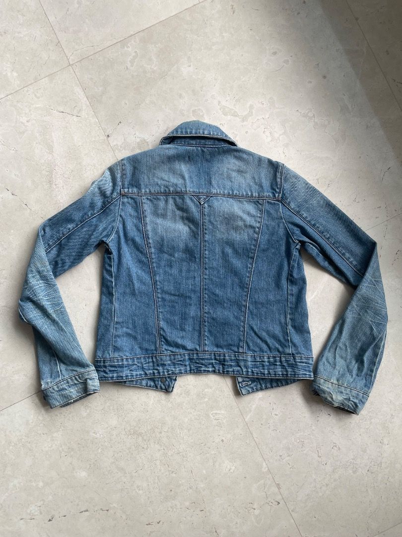 Topshop Fitted Slimming Denim Jacket