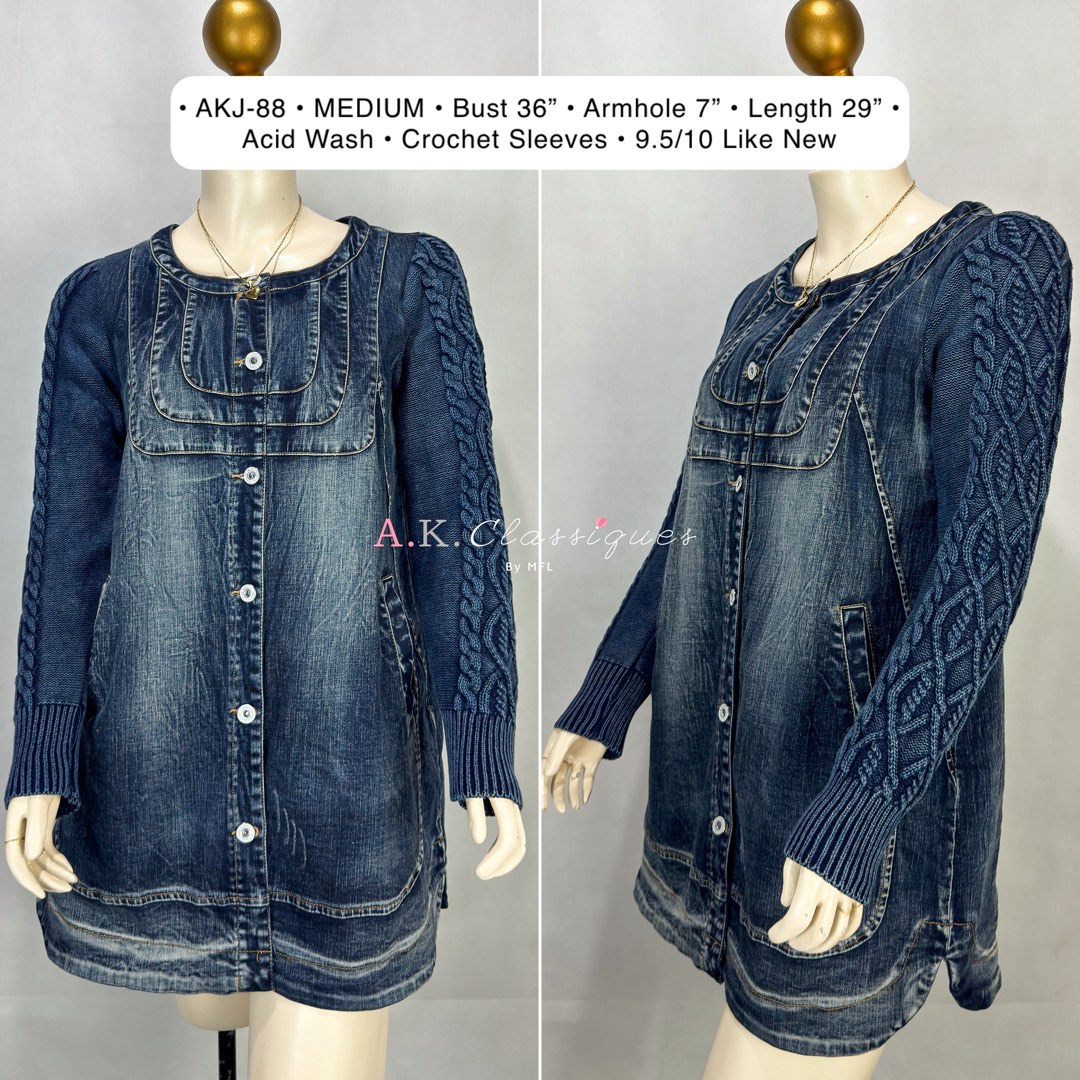 Women Olive Acid Denim Wash Shacket
