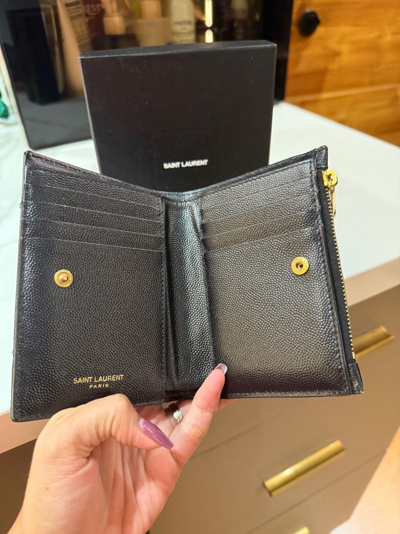 YSL wallet (Category: Luxury Bags & Wallets) located in Quezon City. Submitted by zerinap (Listing ID 1340059249, Image 2). Description: Authentic Complete Inclusions.