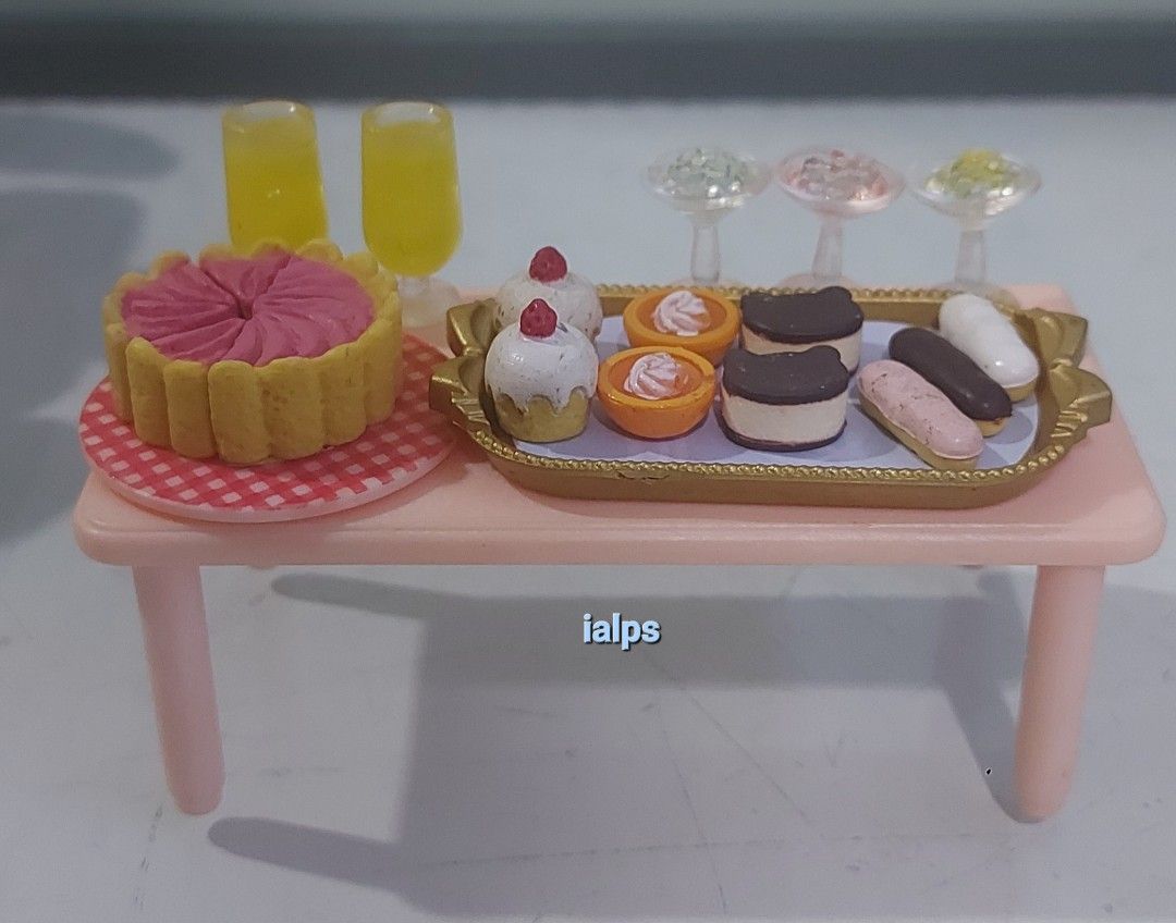 2009 Sylvanian Families Sweets Buffet Playset (Category: Kids Toys) located in Angono. Submitted by lpsflover (Listing ID 1340119273, Image 3). Description: Price is firm. Super rare. Almost complete, missing a golden fork which is replaced by a silver one. Added a cupcake tier display with pastries as freebies. In good condition but please manage your expectations on more than a decade old item. May have minimal scratches due to long storage, ne
