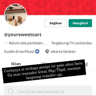 (Kategori: ) berada di . Dikirim oleh tokodina (ID iklan 1340180253, Gambar 1). Deskripsi: .