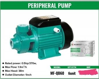 " Marflo " Water. Pump (Category: Construction & Building Materials) located in Manila. Submitted by charles_merchandise (Listing ID 1340150966, Image 1). Description: " Marflo.". Water. Pump ( Shallow. - Well ) 1/2hp. Marflo peripheal pump 1/2hp. Marflo self - priming Peripheral Pump 1/2hp. Marflo. DC Solar pump 1/2hp. Marflo. Jet - Type 3/4hp. Marflo. Jet - type 1.0hp. Marflo. Jet - Type 1.0hp. Marflo stainless body Jet - Type 1.0hp. Marflo. De