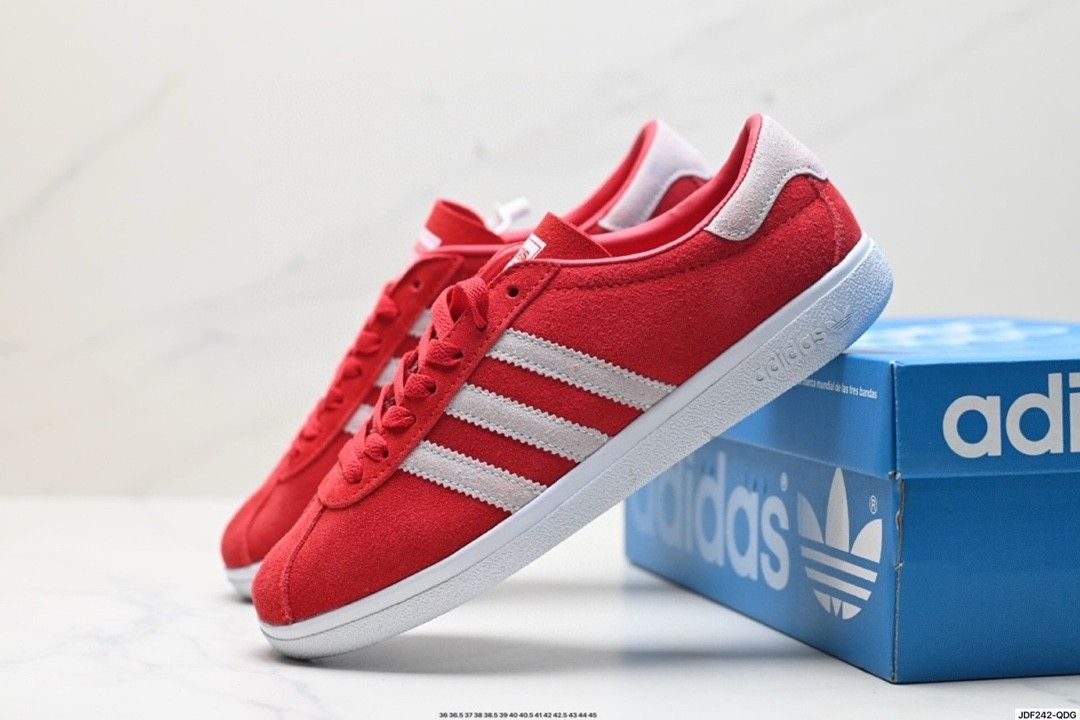 Adidas Bali Red White shoes, Men's Fashion, Footwear, Sneakers on Carousell
