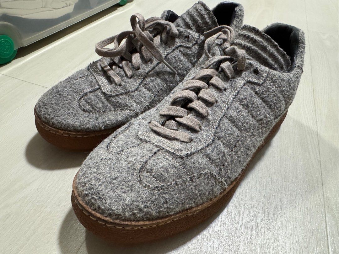 Alexander Wang Eden Grey Wool Low Luxury Sneakers Footwear on Carousell