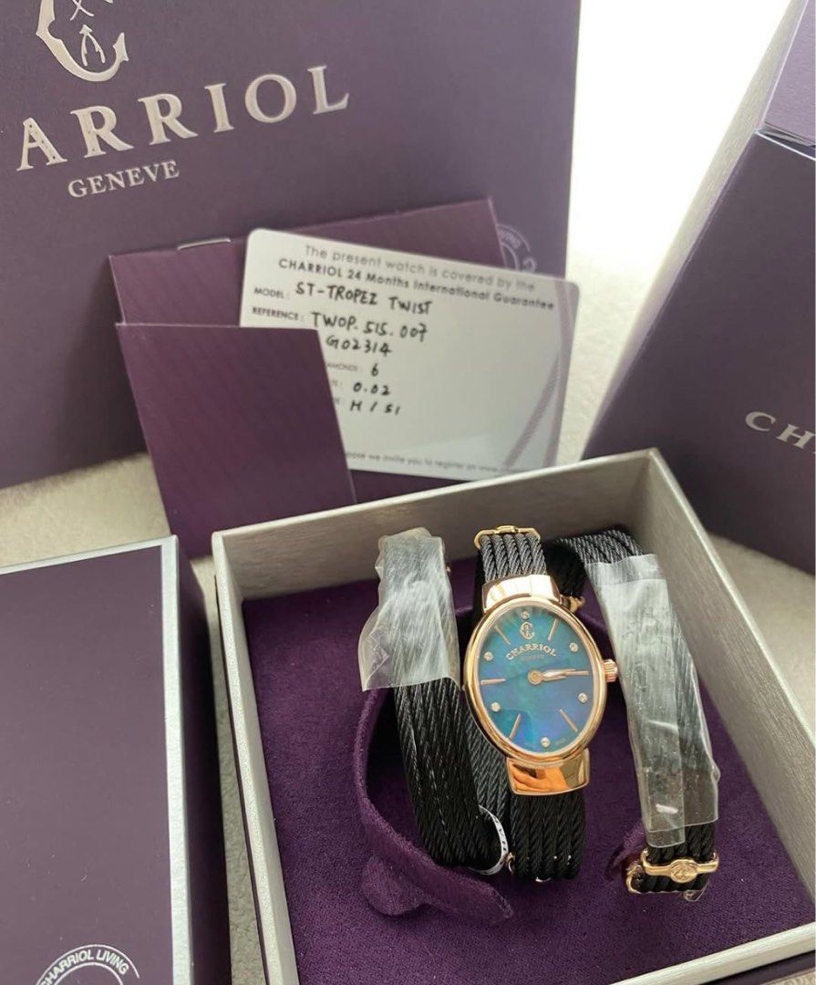 Charriol Twist Watch Women s Fashion Watches Accessories Watches on Carousell