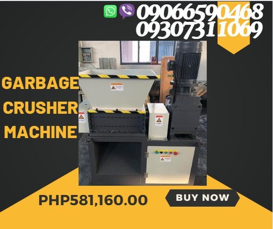 DW-300 Garbage Crusher machine For Sale (Category: Looking For) located in Caloocan City. Submitted by rochelleflores356-82603 (Listing ID 1340181508, Image 1). Description: ✅ Guaranteed lowest price ✅ Quality products ✅ Big discount for bulk orders ✅ 100% LEGIT TRUSTED SUPPLIER! ✅ With Complete Legal Documents ✅ BIR Registered ☎️ For Inquiries Please Globe : 09066590468 𝐒𝐦𝐚𝐫𝐭: 09307311069 Mode of Payments 50% down payment 50% cash on delive