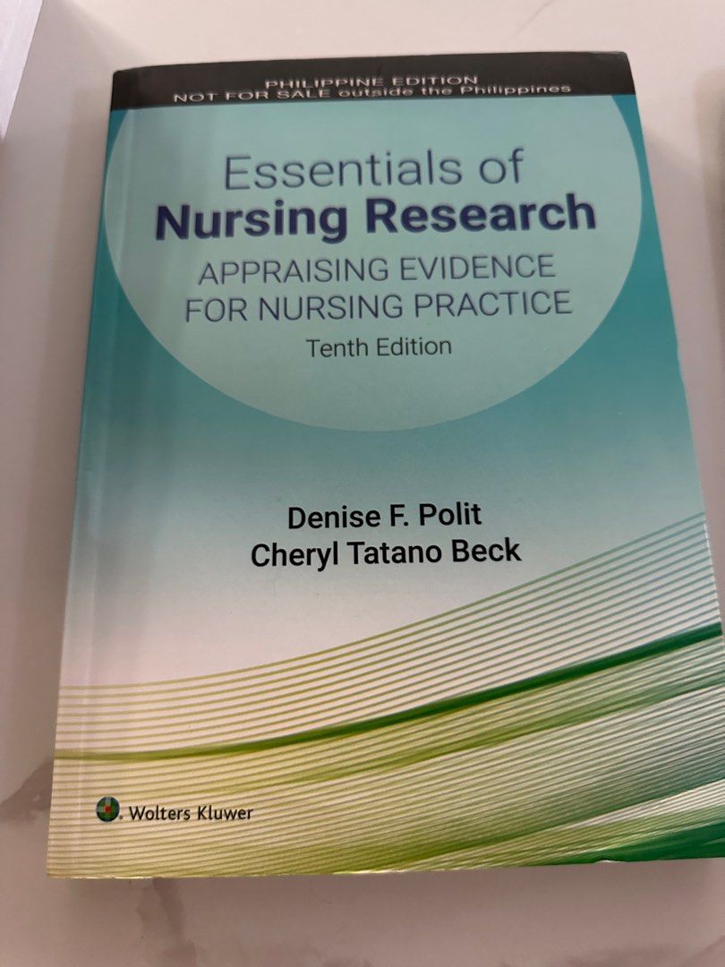ESSENTIALS IN NURSING RESEARCH BOOK (Category: Textbooks) located in San Fernando. Submitted by _checkmylistings_ (Listing ID 1340109677, Image 1). Description: RFS: Not using it 📌 negotiable but low ballers will not be tolerated 📌 good as new, no issues.