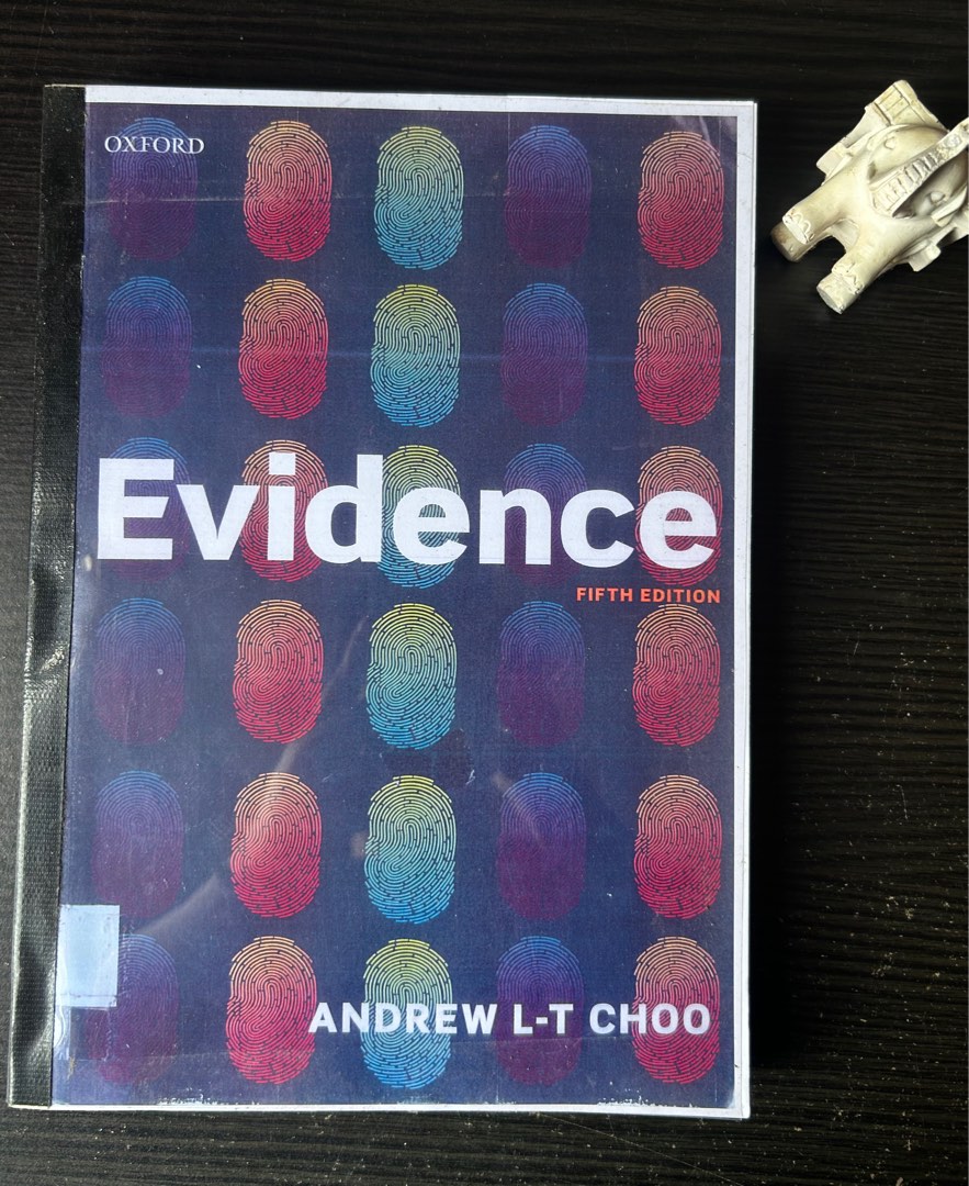Evidence [5th Edition] by ANDREW L-T CHOO, Hobbies & Toys, Books ...