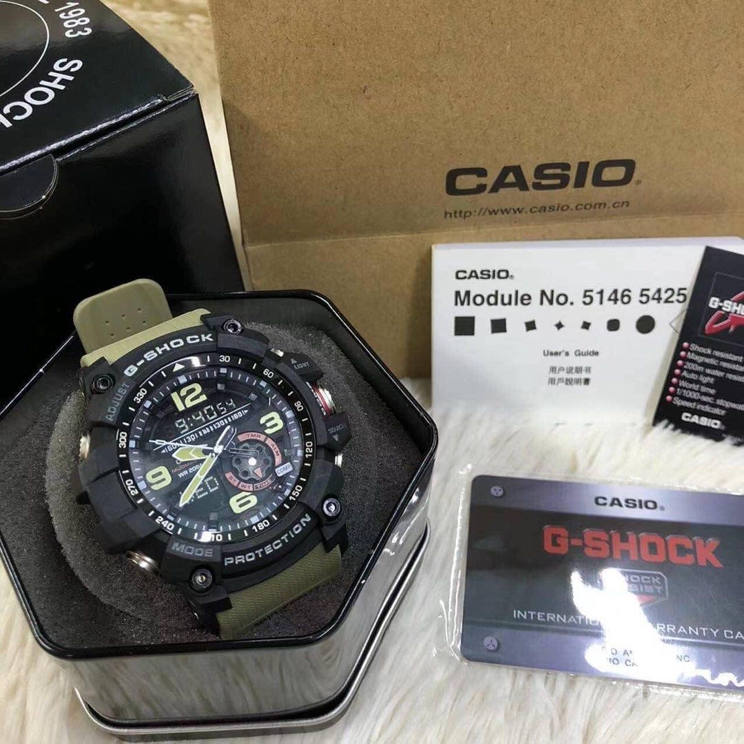 Gshock Mudmaster Series (Category: Men's Watches) located in Quezon City. Submitted by practical_fashion_ph (Listing ID 1340274767, Image 1). Description: with tincan, manual & paperbag.