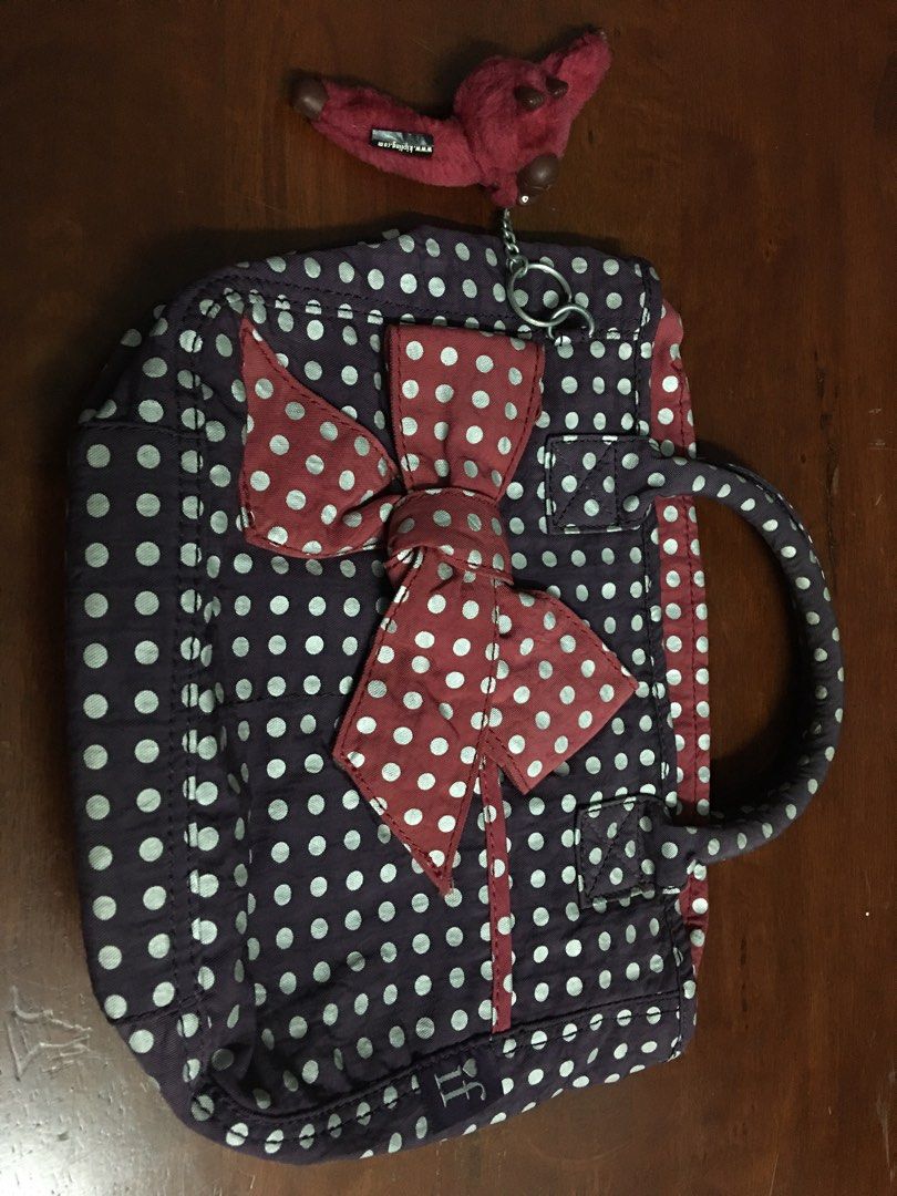 Kipling authentic (Category: Tote Bags) located in Kuala Lumpur. Submitted by lara2017 (Listing ID 1340268962, Image 2). Description: Kipling authentic.material nylon.if collection .warna purple polka dot.Tiada lubang Tiada koyak.beg sangat bagus dan baik.tinggi 20cm lebar 6cm panjang 24cm.