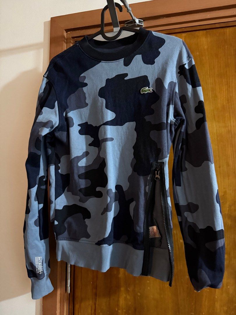 Pull lacoste camouflage top