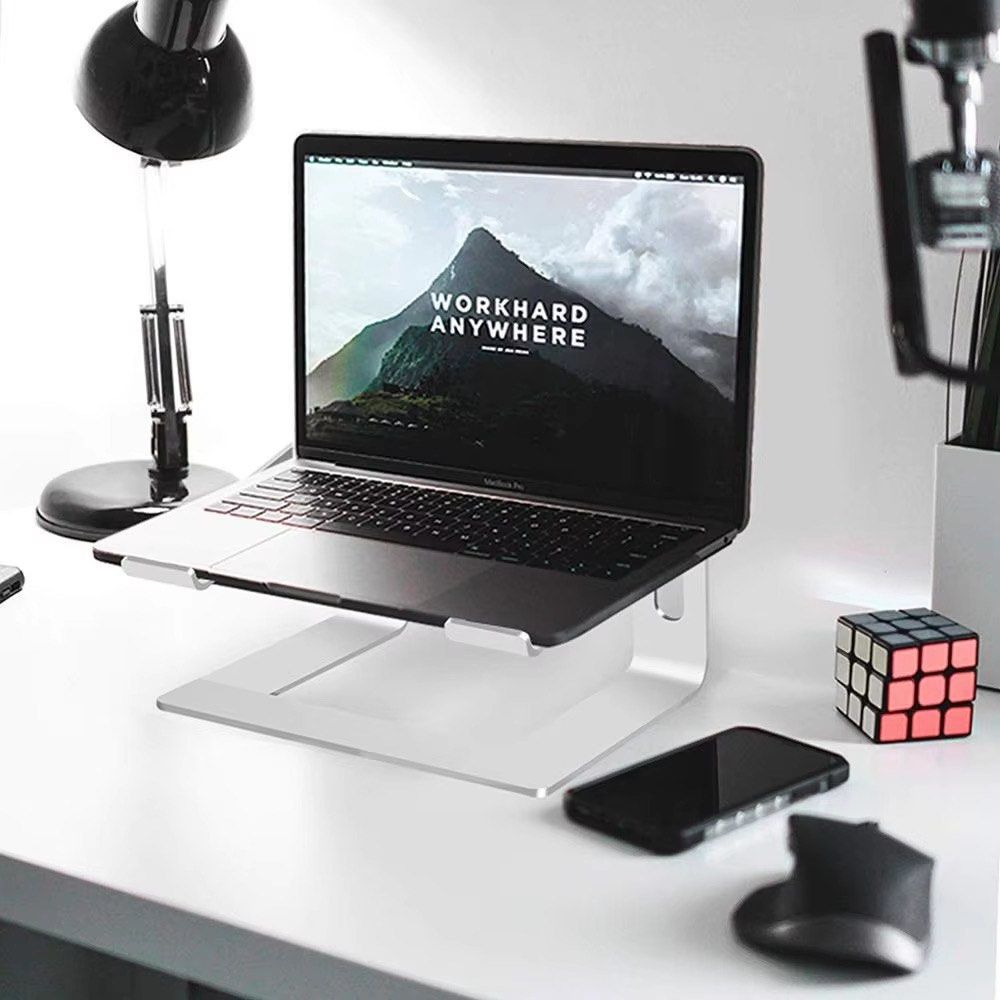 Ergonomic Aluminum Laptop Mount Computer Stand Compatible Detachable Laptop Stand Riser Notebook Holder For Macbook 11 15 6 Inch