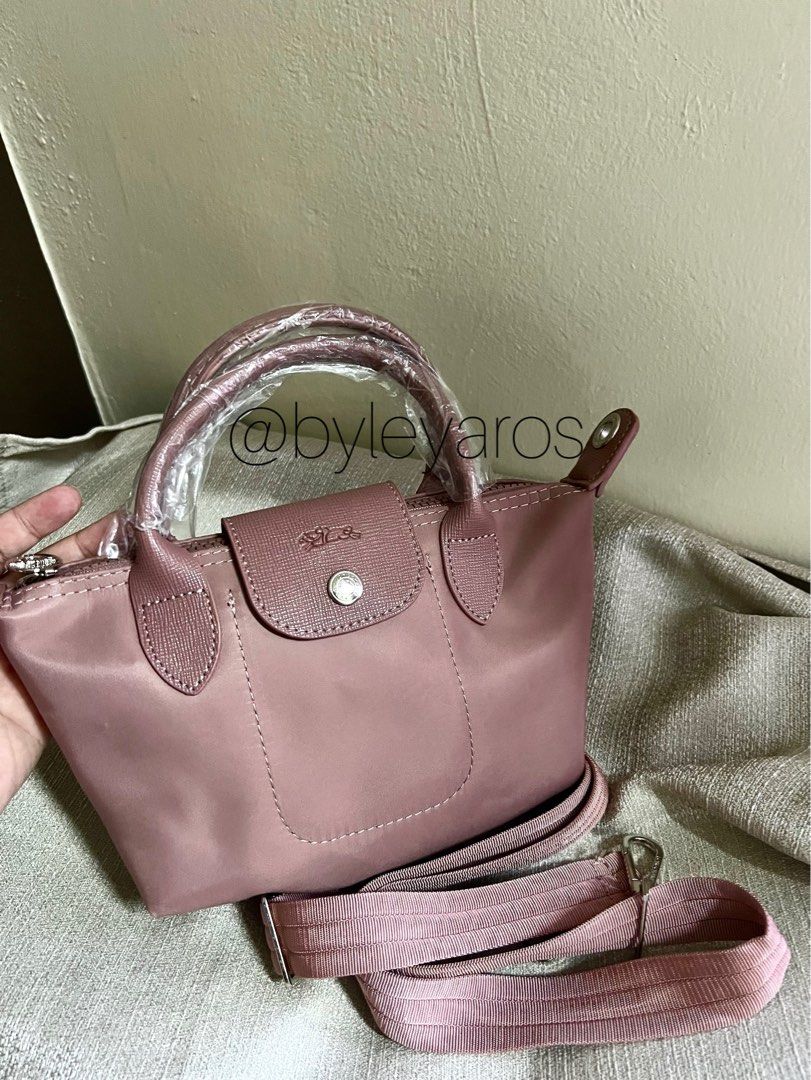 LONGCHAMP LE PLIAGE XS in Dusty Pink