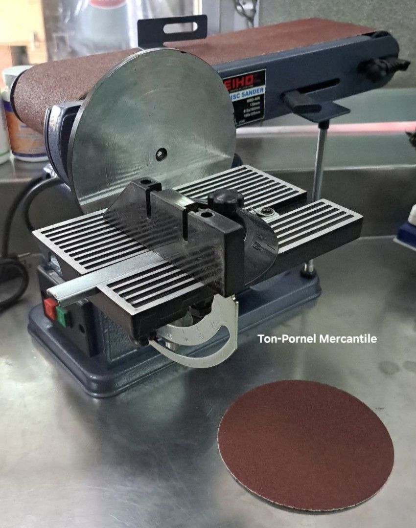 MEIHO Belt & Disc Sanding Machine (Category: Construction Tools & Equipment) located in Manila. Submitted by tonpornel (Listing ID 1340157219, Image 3). Description: MEIHO Belt & Disc Sanding Machine Ton-Pornel Mercantile • We supply Powertools, Hardware tools, Plumbing, Paints, Electrical and Construction materials • We offer Paint Mixing and Powertools Repair Visit us: 38 Marcos Highway Mayamot, Antipolo City https://maps.google.com/?cid=138423