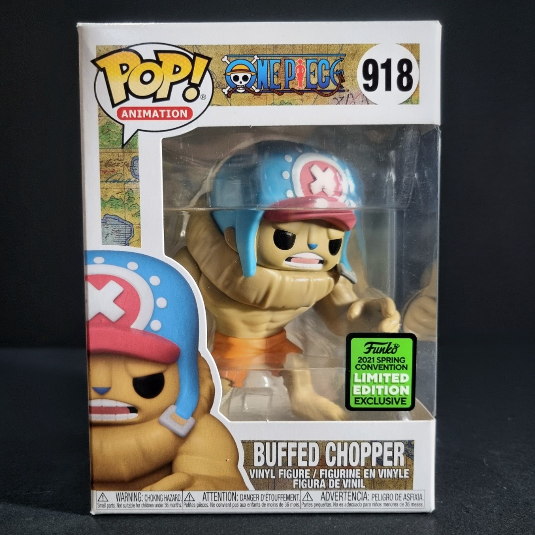 One Piece Buffed Chopper Anime Funko Pop 2021 Convention Exclusive 