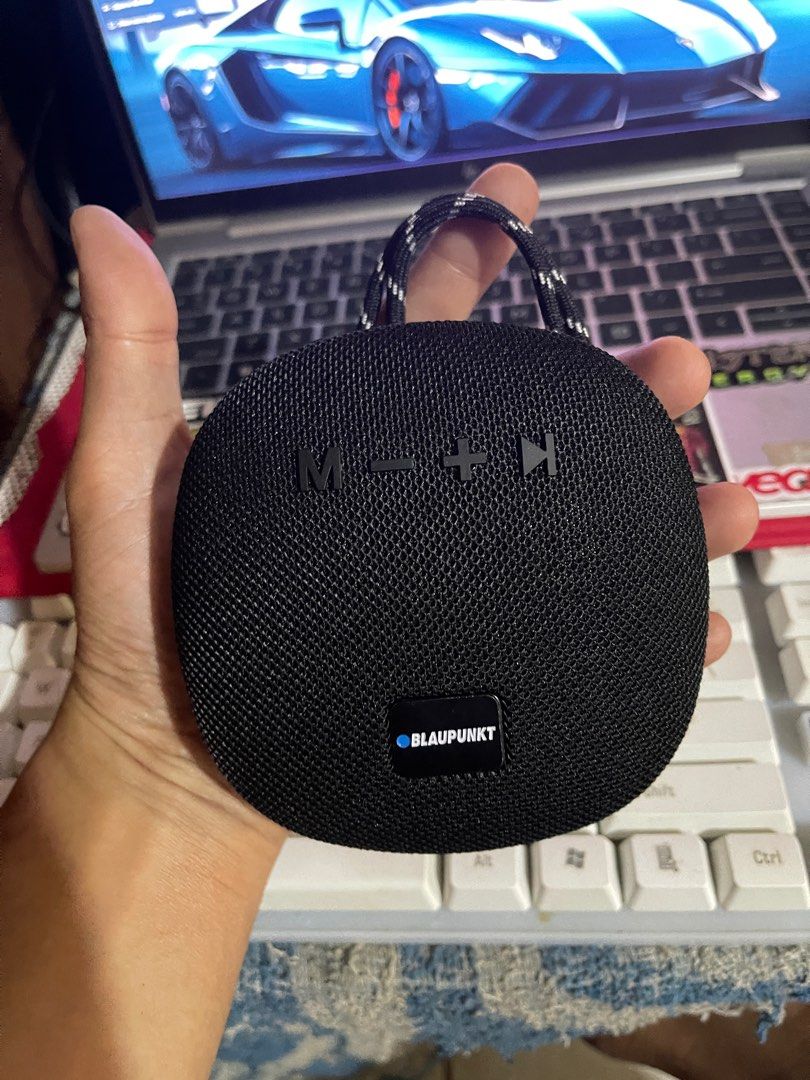 original blaupunkt wireless speaker (Category: Soundbars, Speakers & Amplifiers) located in Quezon City. Submitted by roldanjred46732 (Listing ID 1340144756, Image 1). Description: 100% original blaupunkt wireless speaker for outdoor and indoor loud and clear sound quality 5W 500mah battery capacity price-380 brand new .