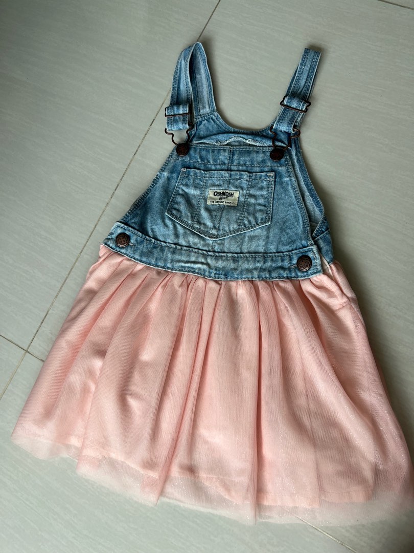 Oshkosh denim tulle dress best sale