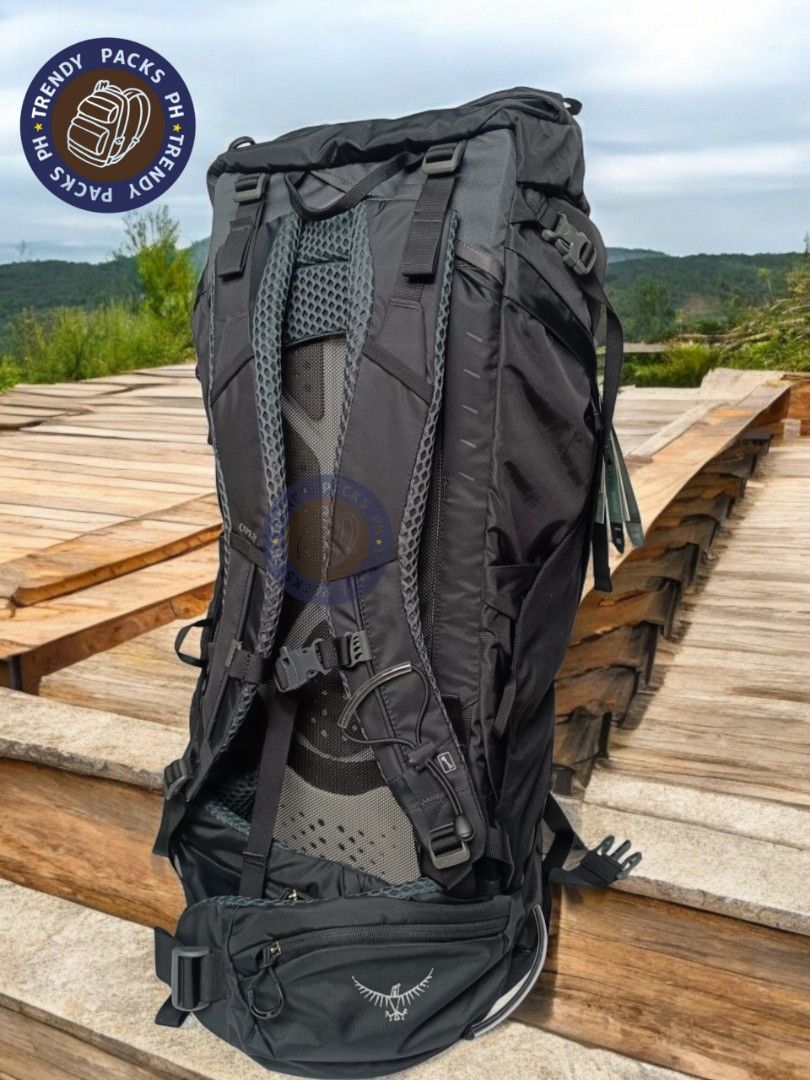 Osprey Kestrel 48 Trekking/Hiking Backpack (Category: Backpacks) located in Pasay City. Submitted by trendypacksph (Listing ID 1340149317, Image 2). Description: Osprey Kestrel 48 available and on hand specs: -volume: 48L -dimension: 75 cm x 34 cm x 32 cm (H x W x D) -weight: 1.7kg -Airscape back panel -Spacermesh harness and Hipbelt - raincoat included WE ACCEPT COD OR COP VIA LBC, MEET UP OR PICK UP. *ACTUAL PICTURES ARE POSTED*.