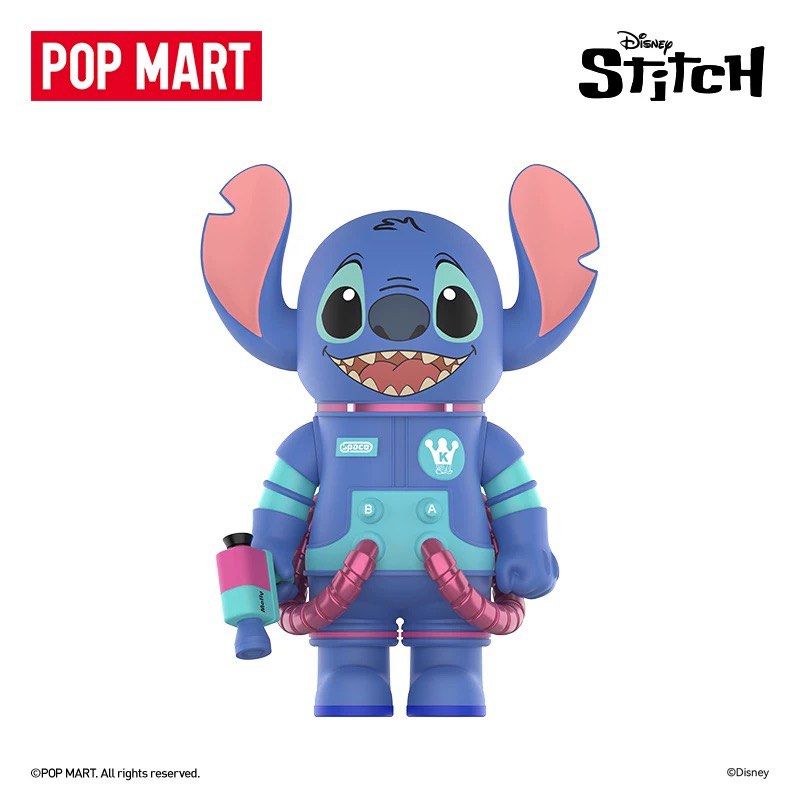 Popmart MEGA SPACE MOLLY 400% Stitch and SPACE MOLLY's Space