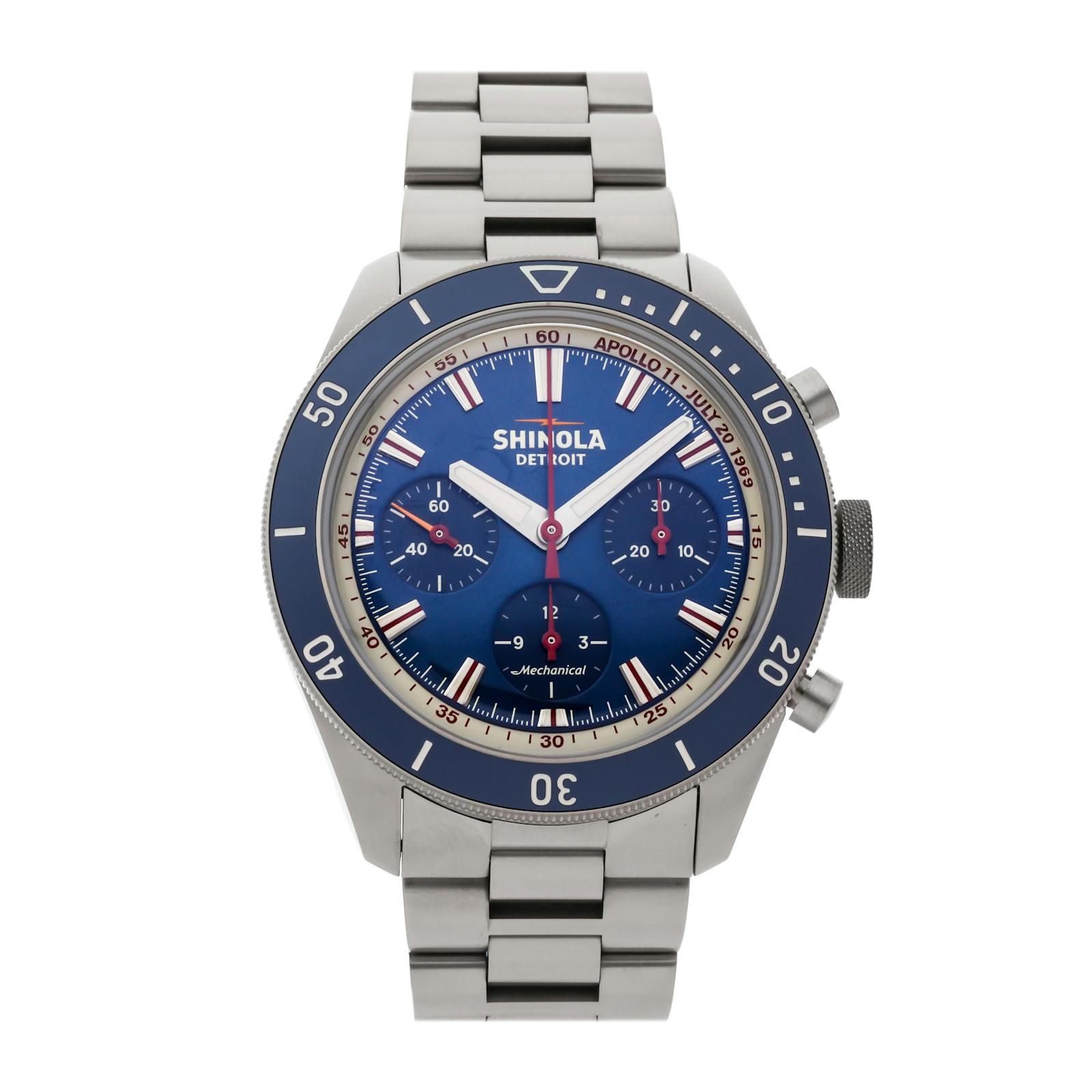 Pre Owned Shinola The Mooncraft Monster Chrono Limited Editi