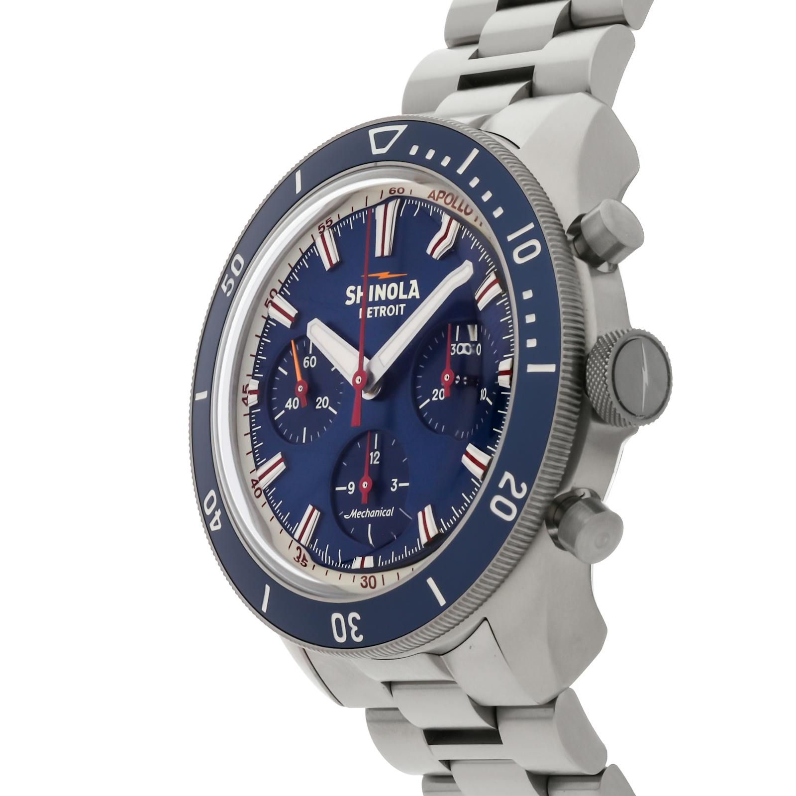 Pre Owned Shinola The Mooncraft Monster Chrono Limited Editi