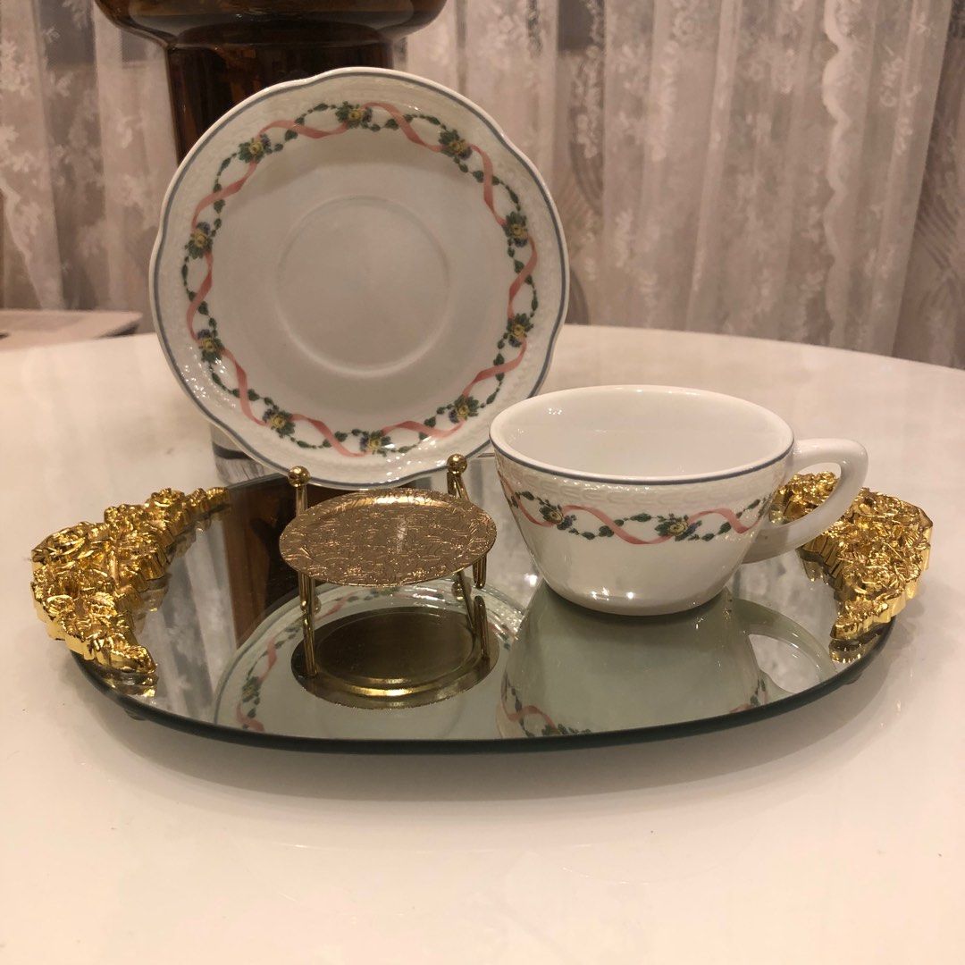 Richard Ginori “ Rafallo” Cup & Saucer (Category: Coffee & Tea Tableware) located in Rizal. Submitted by em528.maison (Listing ID 1340223251, Image 1). Description: Richard Ginori Rafallo Teacup & Saucer Italy Like New Rare .