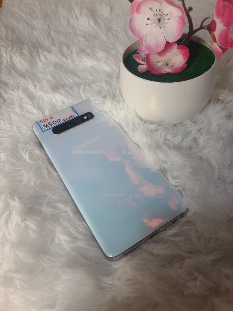 SAMSUNG S10 PLUS (Category: Samsung) located in Quezon City. Submitted by mubrogadgets (Listing ID 1340223011, Image 1). Description: 📍MGA KAMUBRO❗️SUPERSALE❗️ SAMSUNG S10 PLUS 🤩 8,500 ❌️ 8,000 ✅️ As the Galaxy S10, the Samsung Galaxy S10+ comes with a powerful Snapdragon 855 chip, a glass-and-metal construction, and a fingerprint reader built inside the display. It is bigger, however, meaning that you get a larger, 6.4-inch OLED screen and a l