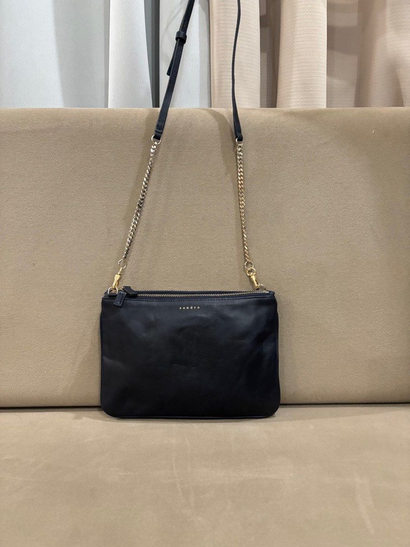 Sandro Addict Cross-body Bag (Category: Luxury Bags & Wallets) located in Paranaque City. Submitted by katlouieleandicho (Listing ID 1340146668, Image 1). Description: 💯Authentic 9/10 condition .