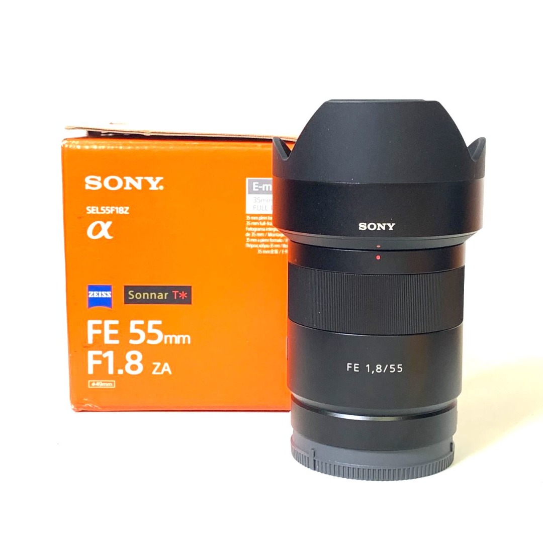 Sony FE 55mm F1.8 ZA Lens (99% NEW), Photography, Lens & Kits on Carousell