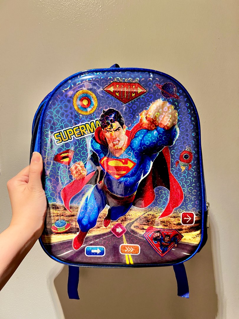 Superman Holographic Hardtop Backpack, Babies & Kids, Babies & Kids ...