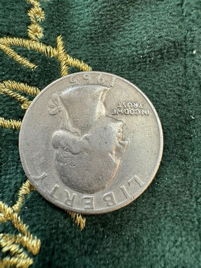 United States Liberty 1965 Quarter Dollar Quality Collectors Coin, 興趣及遊戲,  收藏品及紀念品, 錢幣- Carousell