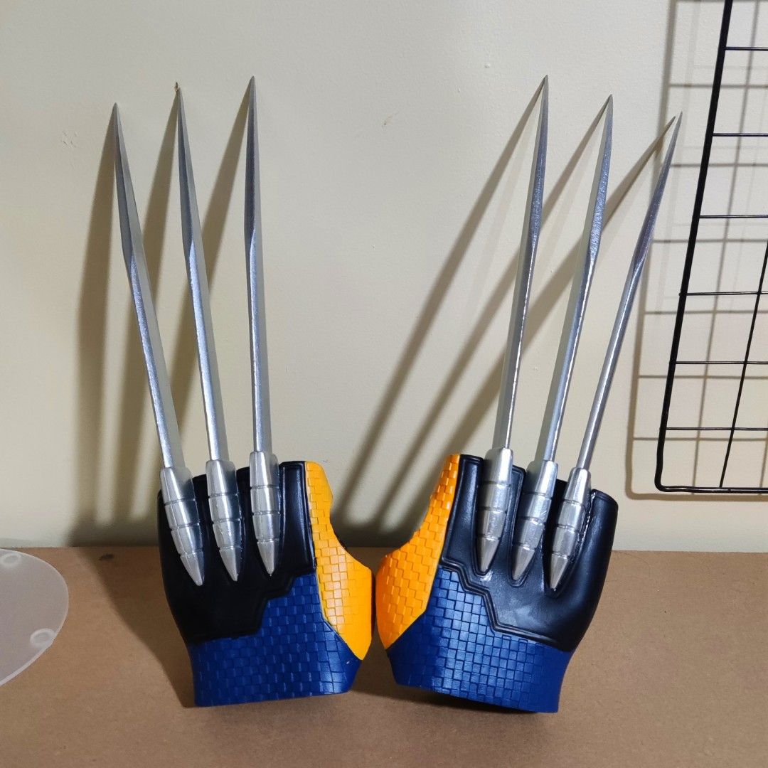 Wolverine Gloves With Claws Toy Cosplay (Category: Action & Battle Toys) located in Caloocan City. Submitted by guitarsandcosplayph (Listing ID 1340192063, Image 1). Description: Wolverine Gloves With Claws Toy Cosplay Price 1500 Brand New.