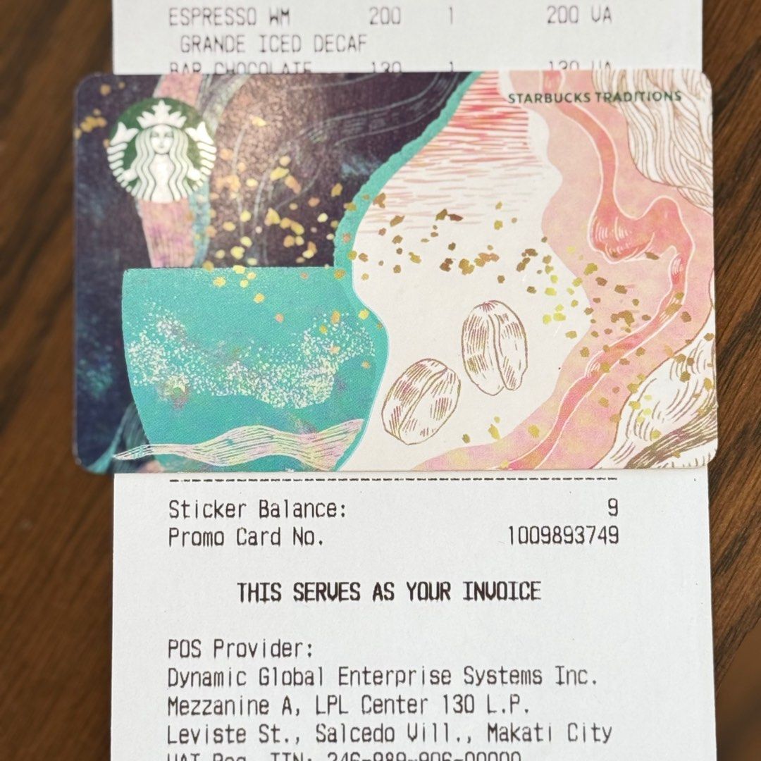 9 starbucks stickers 2025, Tickets & Vouchers, Store Credits on Carousell