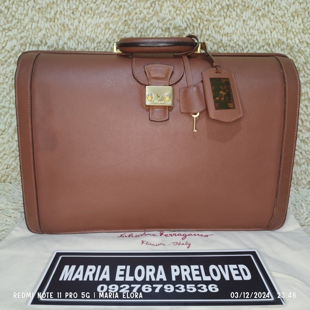 Salvatore ferragamo briefcase sale 2025