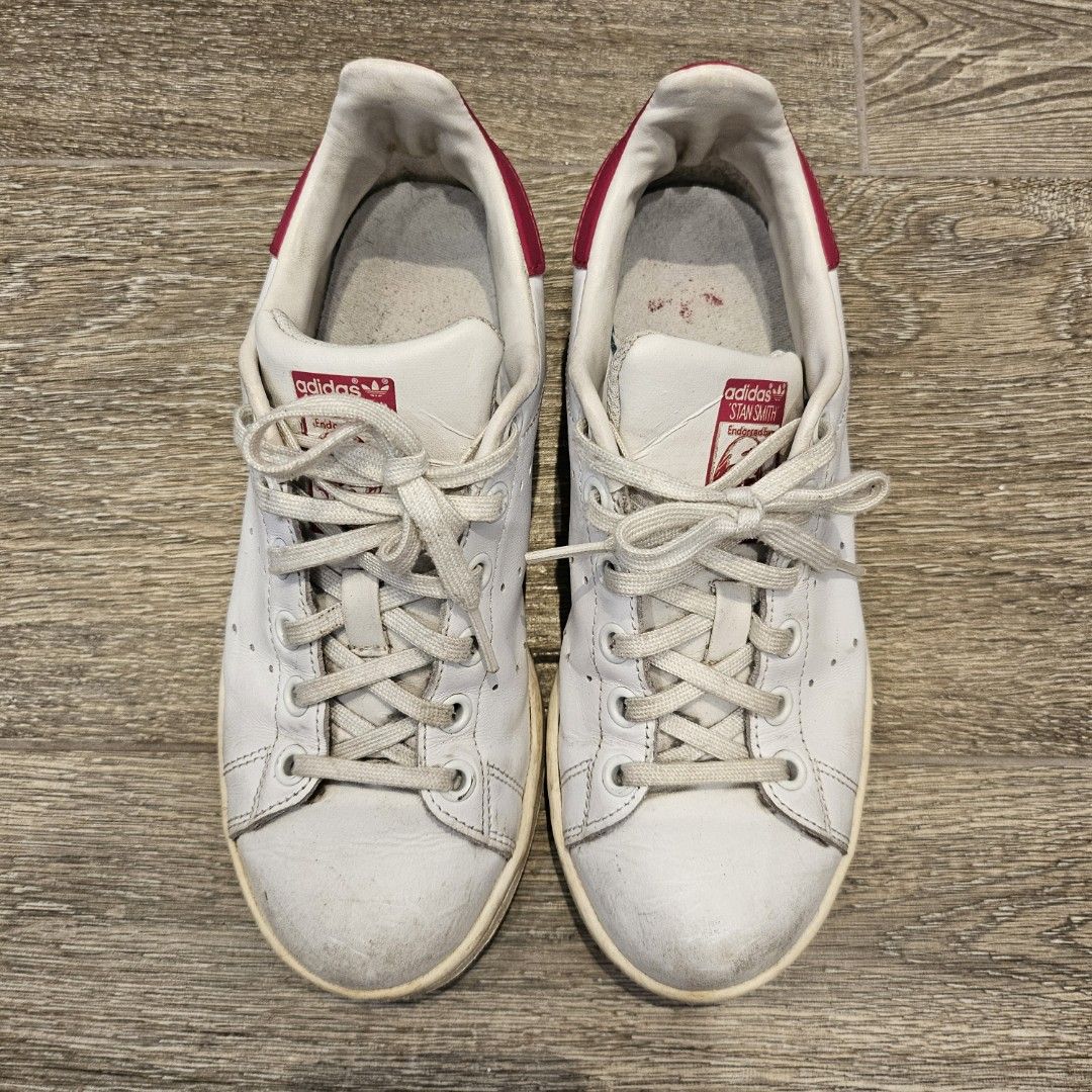 Adidas Originals Stan Smith White Pink Sneakers Carousell