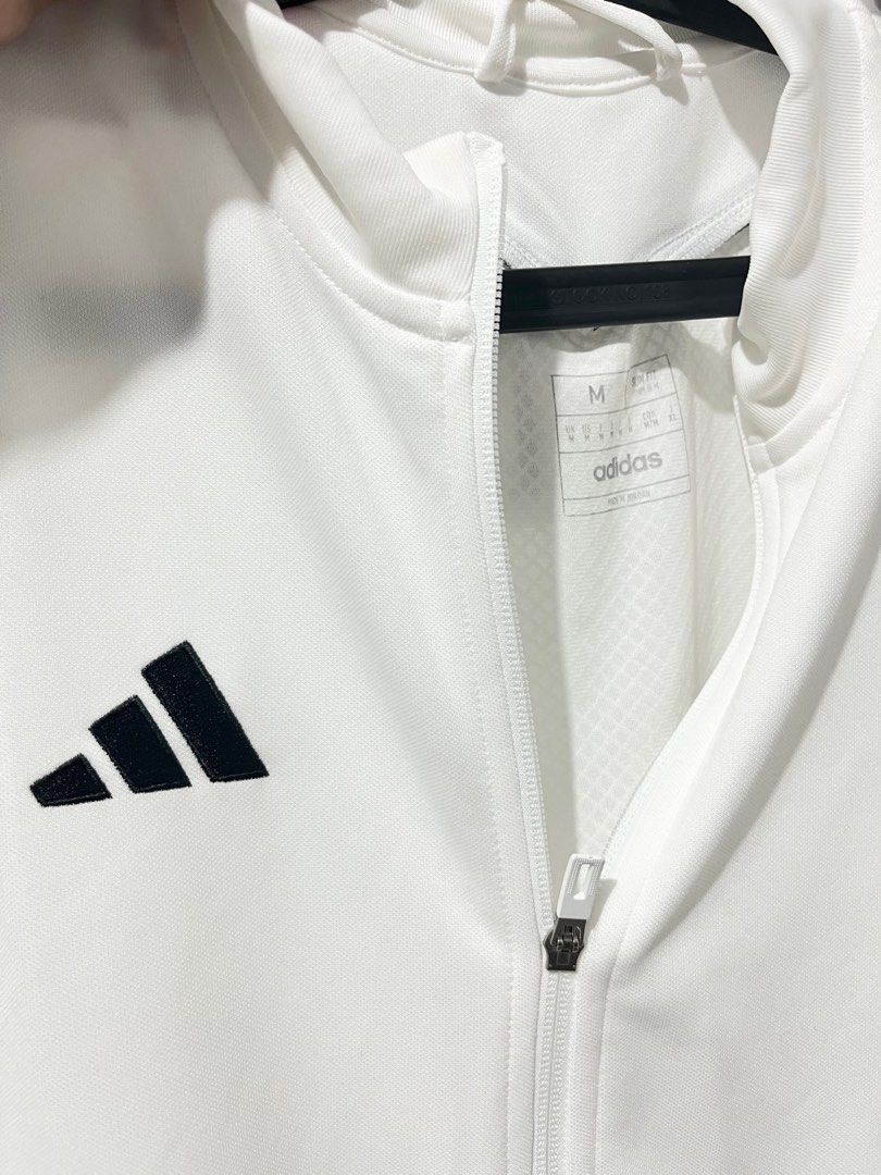 Adidas Track Top—White (Category: Coats, Jackets and Outerwear) located in Quezon City. Submitted by declutter1111 (Listing ID 1340403537, Image 2). Description: REPRICED!!! New from 🇨🇦 Brand new with tags. .