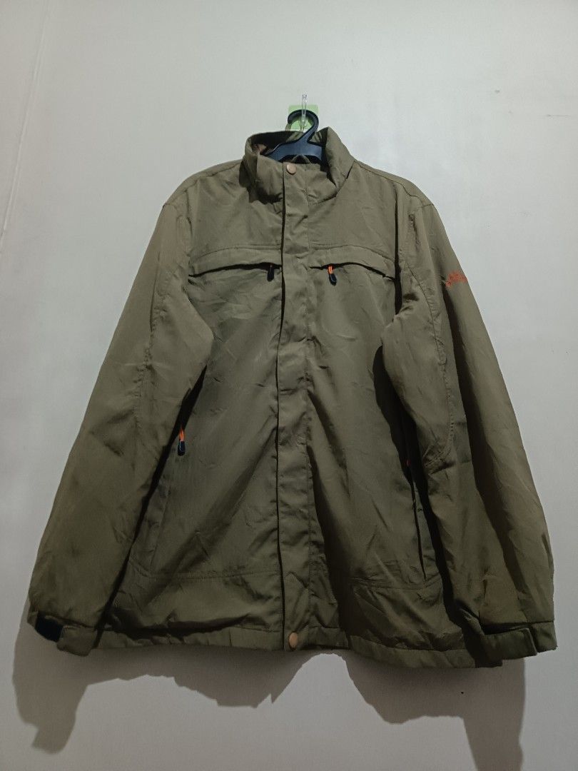 afs jeep jacket zipped - no hood (Category: Coats, Jackets and Outerwear) located in Malabon City. Submitted by flowstate_rem (Listing ID 1340331631, Image 1). Description: issue nasa pic zippers and velcro working all gods 5 pockets dimensions w - 25.5 H - 31 +sf.