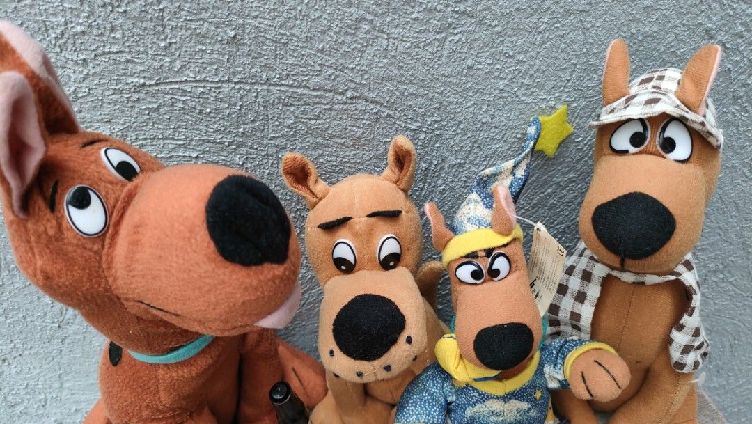 Bundle #4 pcs Vintage Scooby-Doo soft toys (Category: Plushies & Soft Toys) located in Taguig. Submitted by adopt.my.plush.ph (Listing ID 1340408899, Image 3). Description: Assorted Vintage Scooby-Doo soft toys with plastic eyes *2 of 4 w/o fabric toy label 👋 Kindly refer to the images as these form part of the description. #adoptmyplushph #whatyouseeiswhatyouget #WYSIWYG.