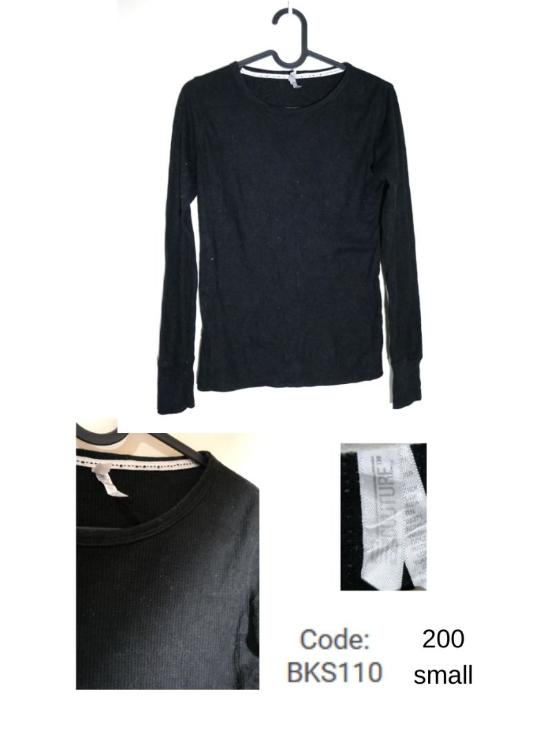 black longsleeves (Category: Longsleeves) located in Manila. Submitted by 3rdhandthings (Listing ID 1340407563, Image 1). Description: .