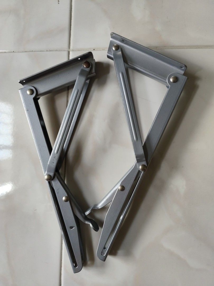 Brackets (Category: Home Improvement Tools & Accessories) located in Singapore. Submitted by johnchristinaee (Listing ID 1340331055, Image 3). Description: not used. brackets 1 pair for $5/- self-collect. low ballers will be ignore..